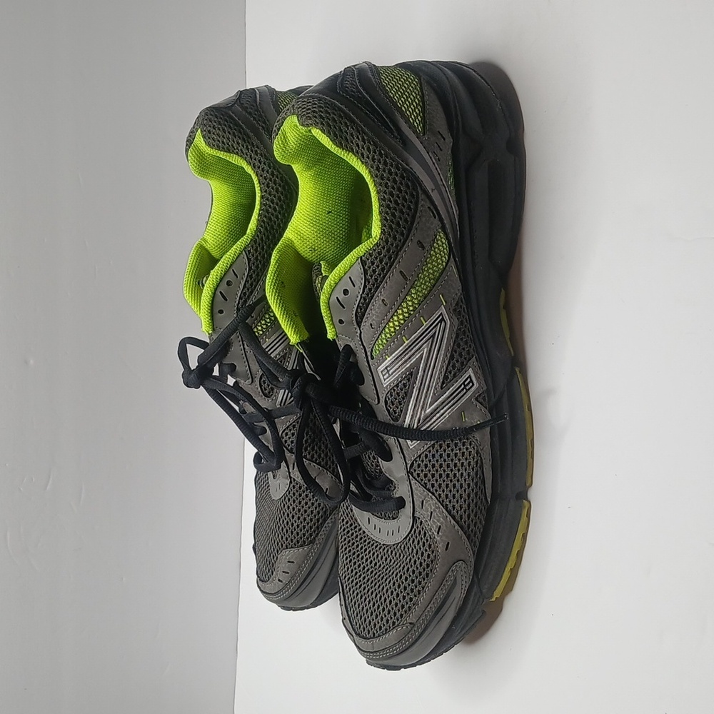 New Balance 470 V3‎ Men's Charcoal and Lime Athletic Running Shoes